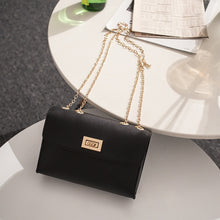 Load image into Gallery viewer, British Fashion Simple Small Square Bag Women's Designer Handbag 2019 High-quality PU Leather Chain Mobile Phone Shoulder bags