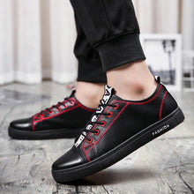 Load image into Gallery viewer, Men's Casual Skateboarding Shoes White Shoes Outdoors Leisure Sneakers Breathable Walking Shoes Flat Shoes Chaussure Homme