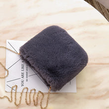 Load image into Gallery viewer, Faux Fur Crossbody Bags for Women Autumn Winter Plush Purses and Handbags Female Phone Shoulder Bag Girls Wallet
