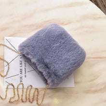 Load image into Gallery viewer, Faux Fur Crossbody Bags for Women Autumn Winter Plush Purses and Handbags Female Phone Shoulder Bag Girls Wallet