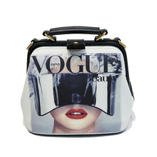 Load image into Gallery viewer, Women Handbag Leather Bag Women's Bags Doctor Small Shoulder Crossbody Bags Cartoon Pattern Rivets Girls Fashion Women Bag