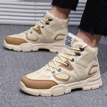 Load image into Gallery viewer, UPUPER Fashion Men Military Boots Outdoor Warm Snow Boots Anti-skid Winter Sneakers Men Shoes Safety Shoes Zapatos De Hombre