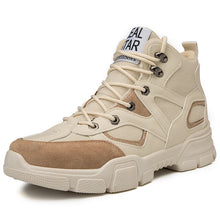 Load image into Gallery viewer, UPUPER Fashion Men Military Boots Outdoor Warm Snow Boots Anti-skid Winter Sneakers Men Shoes Safety Shoes Zapatos De Hombre