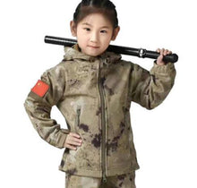 Load image into Gallery viewer, Winter Kids Outdoor Camping Hiking Trekking Skiing Jacket Children  Waterproof Fleece Warm Coat Soft Shell Tactical Windbreaker