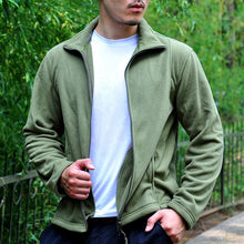 Load image into Gallery viewer, 2018 New Military Tactical Outdoor Soft Shell Fleece Jacket Men Army Thermal Hiking Sport Windproof Motorcycle Jackets