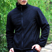 Load image into Gallery viewer, 2018 New Military Tactical Outdoor Soft Shell Fleece Jacket Men Army Thermal Hiking Sport Windproof Motorcycle Jackets