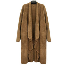 Load image into Gallery viewer, Women Fuzzy Fleece Jackets Open Front Cardigan Outdoor Fashion Coats Soft Comfortable Outwears Winter Warm Oversize Outwear