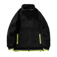 Load image into Gallery viewer, 2019 Men Fleece Jackets Patchwork Jackets Men Autumn Winter Motorcycle Jackets Male Jackets Thermal Coats Fleece Sportswear XXL