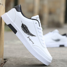 Load image into Gallery viewer, Men's Casual Skateboarding Shoes White Shoes Outdoors Leisure Sneakers Breathable Walking Shoes Flat Shoes Chaussure Homme