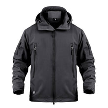 Load image into Gallery viewer, Dropshipping Outdoor Tactical Military Softshell Fleece Jacket Men's Waterproof Hunting and Hiking Jacket Warm Hooded Army Coat