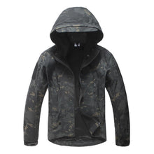 Load image into Gallery viewer, Dropshipping Outdoor Tactical Military Softshell Fleece Jacket Men's Waterproof Hunting and Hiking Jacket Warm Hooded Army Coat
