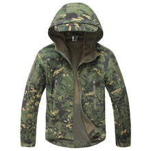 Load image into Gallery viewer, Dropshipping Outdoor Tactical Military Softshell Fleece Jacket Men's Waterproof Hunting and Hiking Jacket Warm Hooded Army Coat